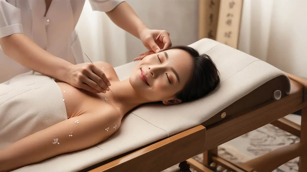 A Pregnant Woman undergoes an alternative Pain Management method to manage labor