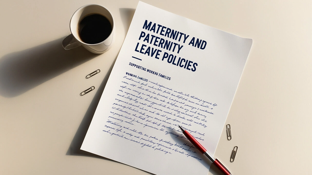  The paper with the maternity or paternity leave policies stated
