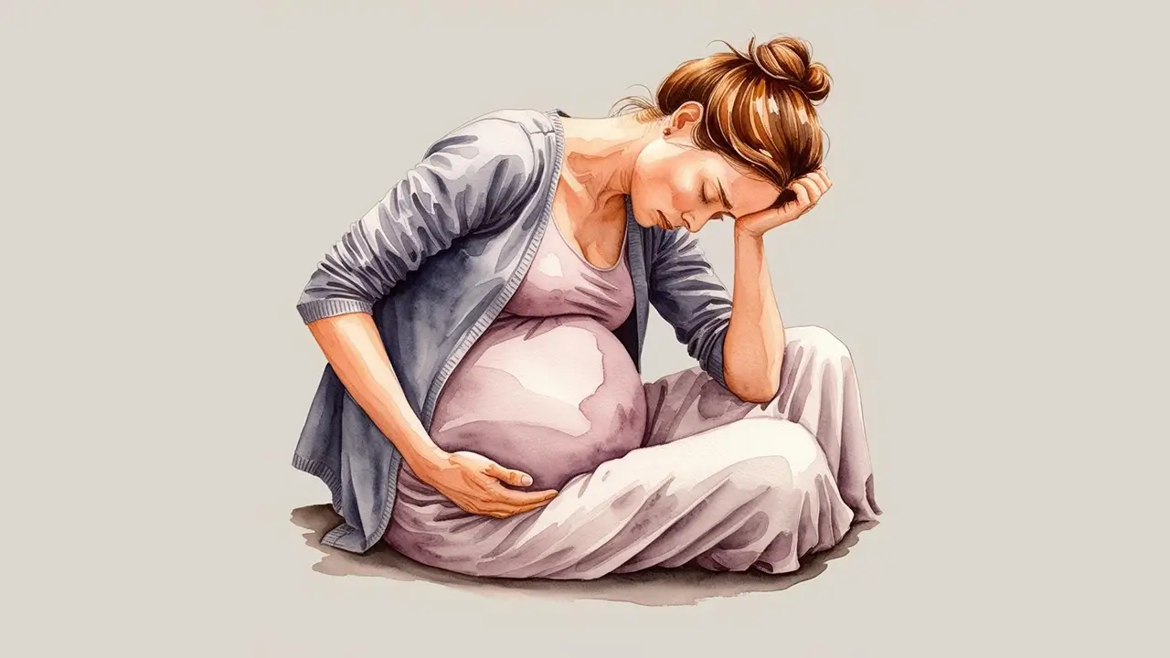 A Pregnant woman is affected by Extreme fatigue and Persistent abdominal pain.