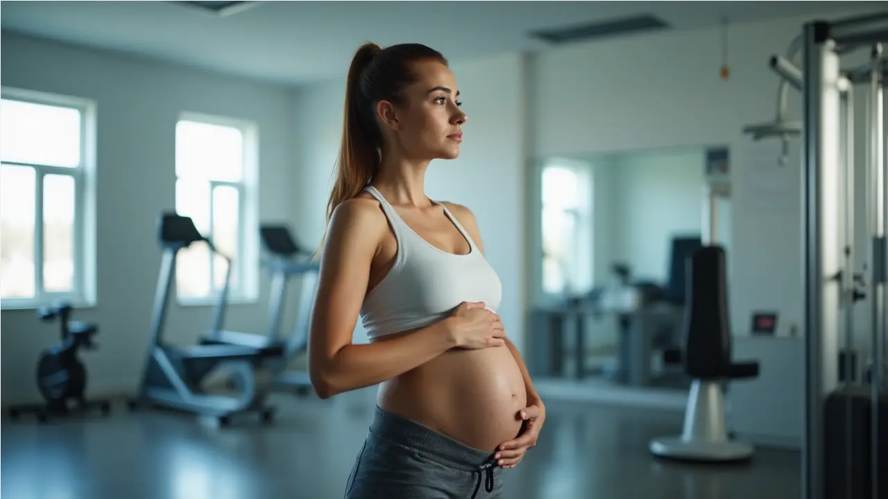 A Pregnant woman is planning to do some exercise In the gym to manage back ache